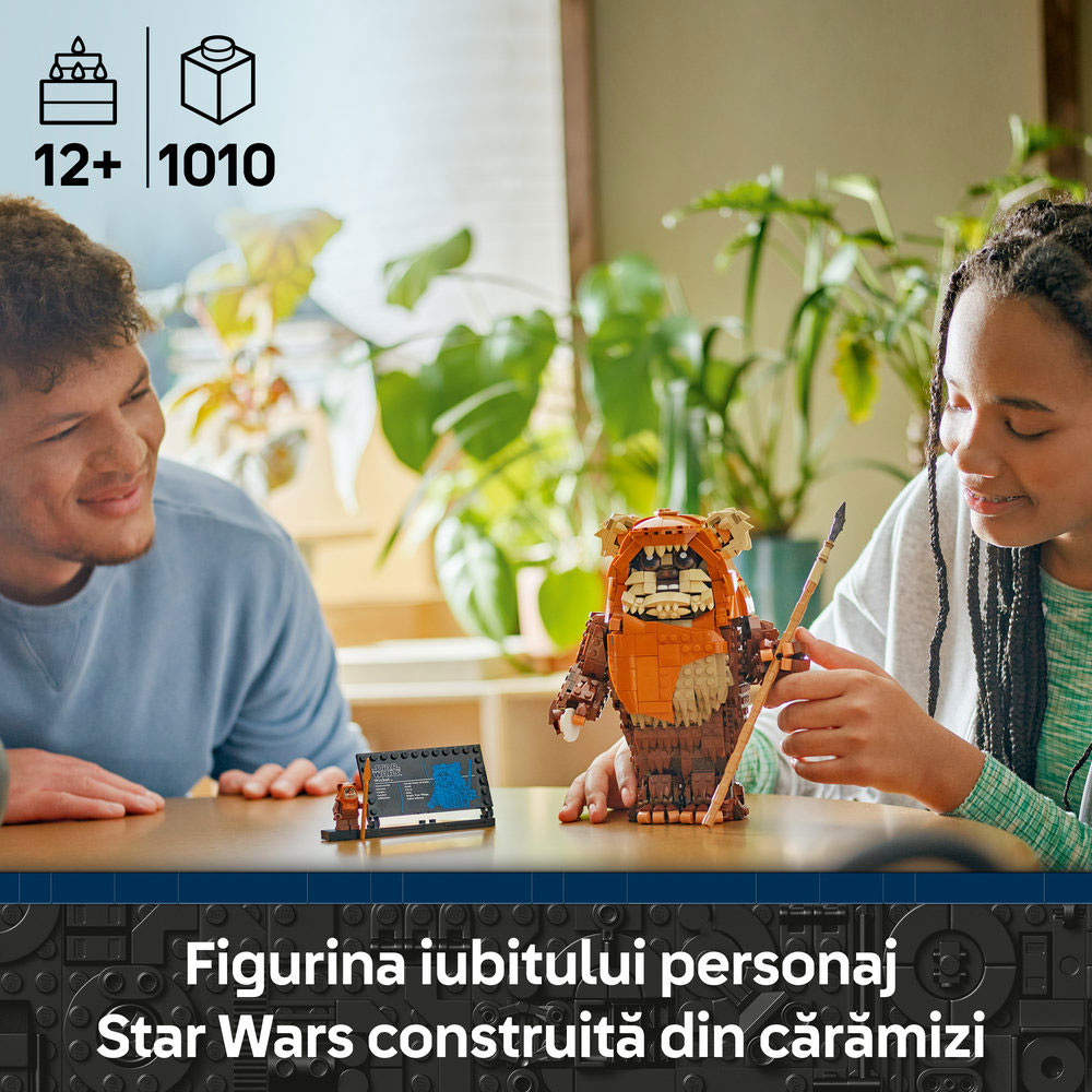 LEGO Star Wars: Ewok-ul Wicket 75430, 12 ani+, 1010 piese