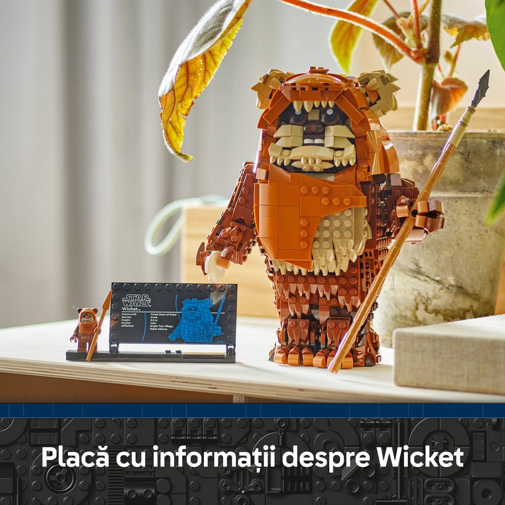LEGO Star Wars: Ewok-ul Wicket 75430, 12 ani+, 1010 piese