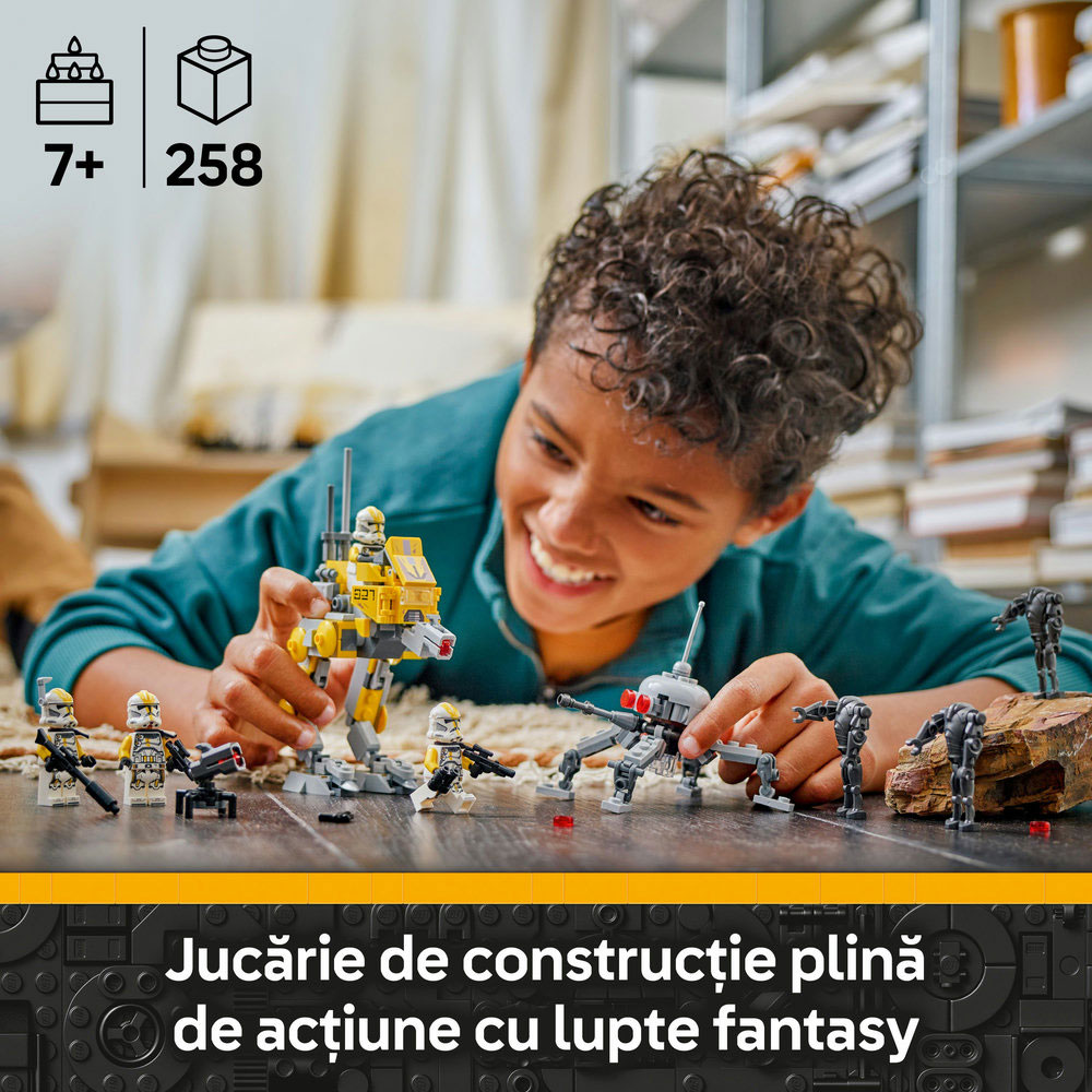 LEGO Star Wars: Pachet de lupta Soldati clona din unitatea stelara 327 75431, 7 ani+, 258 piese