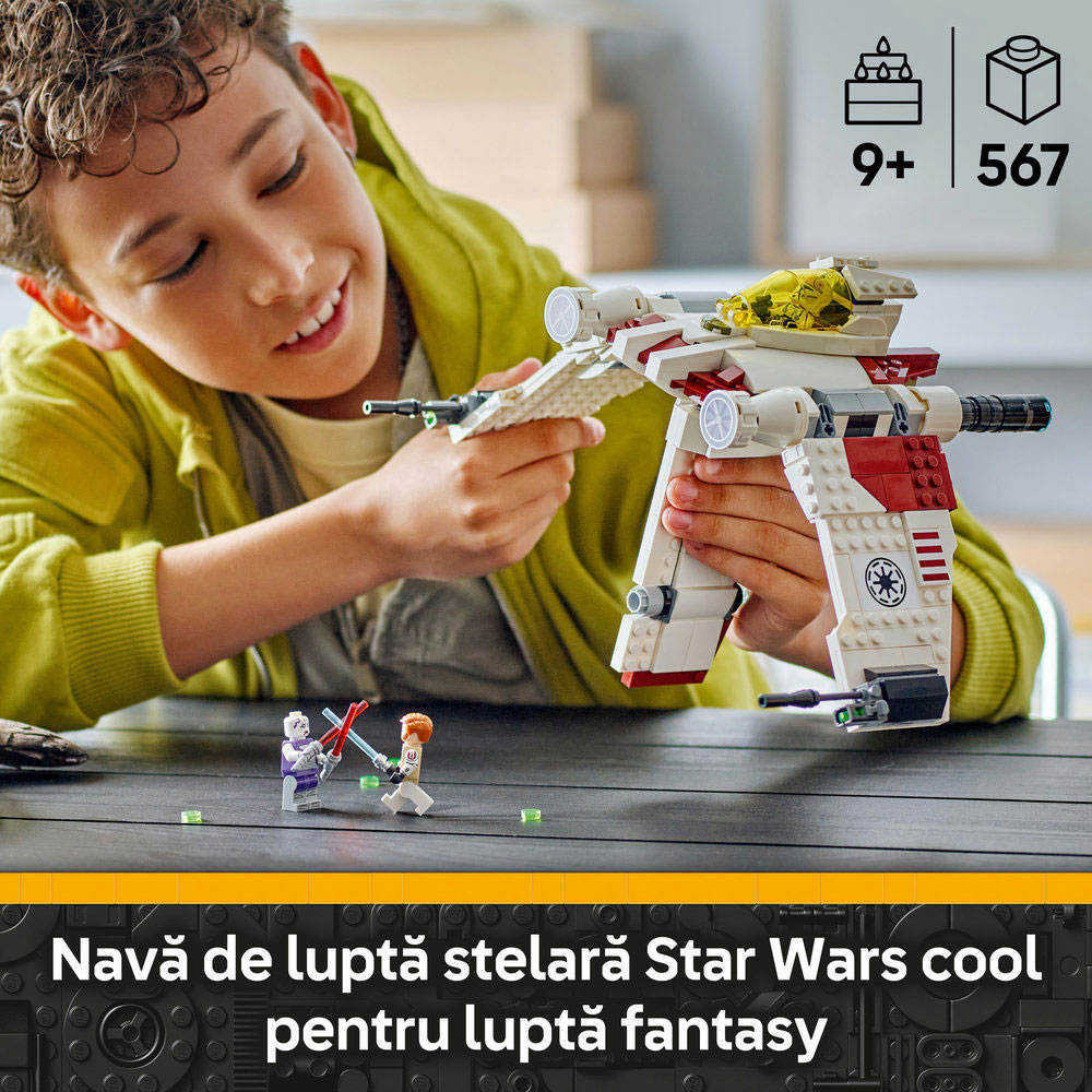 LEGO Star Wars: Nava de lupta stelara V-19 Torrent 75432, 9 ani+, 567 piese