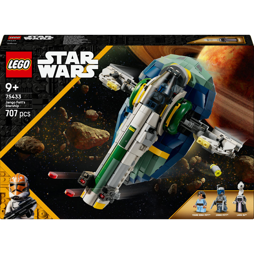 LEGO Star Wars: Nava stelara a lui Jango Fett 75433, 9 ani+, 707 piese