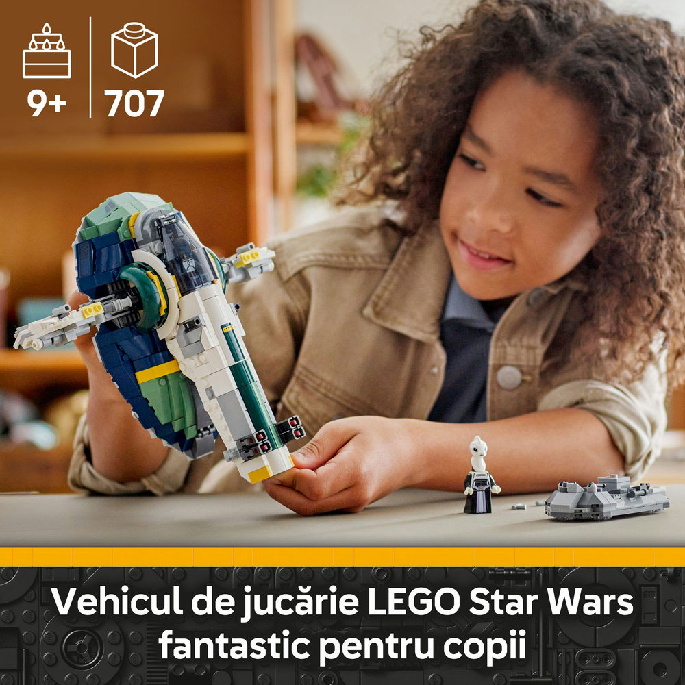 LEGO Star Wars: Nava stelara a lui Jango Fett 75433, 9 ani+, 707 piese