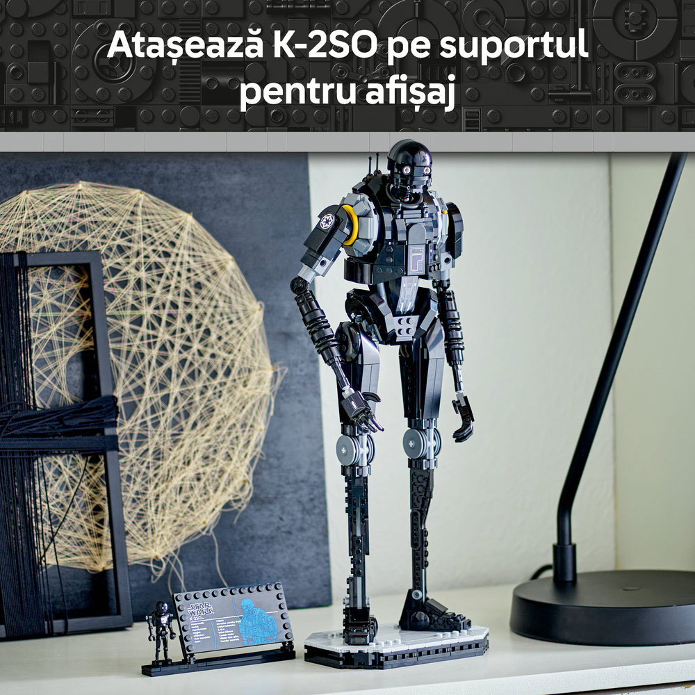 LEGO Star Wars: Droid de securitate K-2SO 75434, 10 ani+, 845 piese