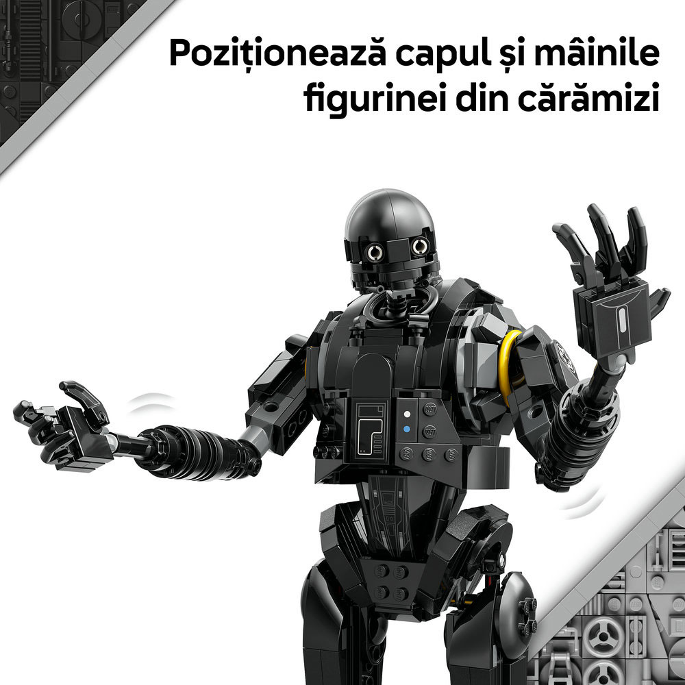 LEGO Star Wars: Droid de securitate K-2SO 75434, 10 ani+, 845 piese