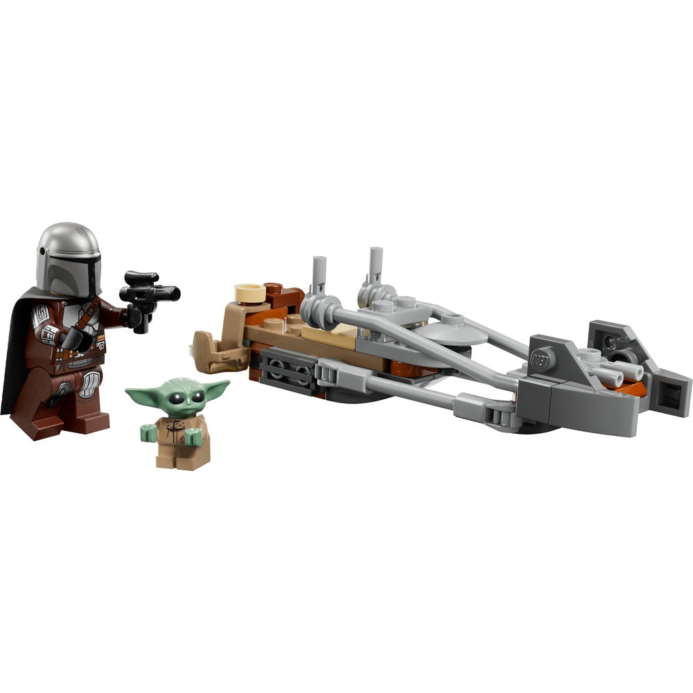 LEGO Star Wars: Motocicleta rapida a lui Mandalorian si Grogu 75436, 6 ani+, 58 piese