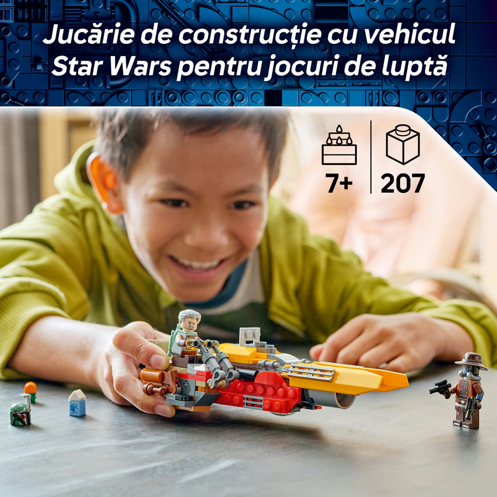 LEGO Star Wars: Speeder-ul lui Cobb Vanth 754370, 7 ani+, 207 piese