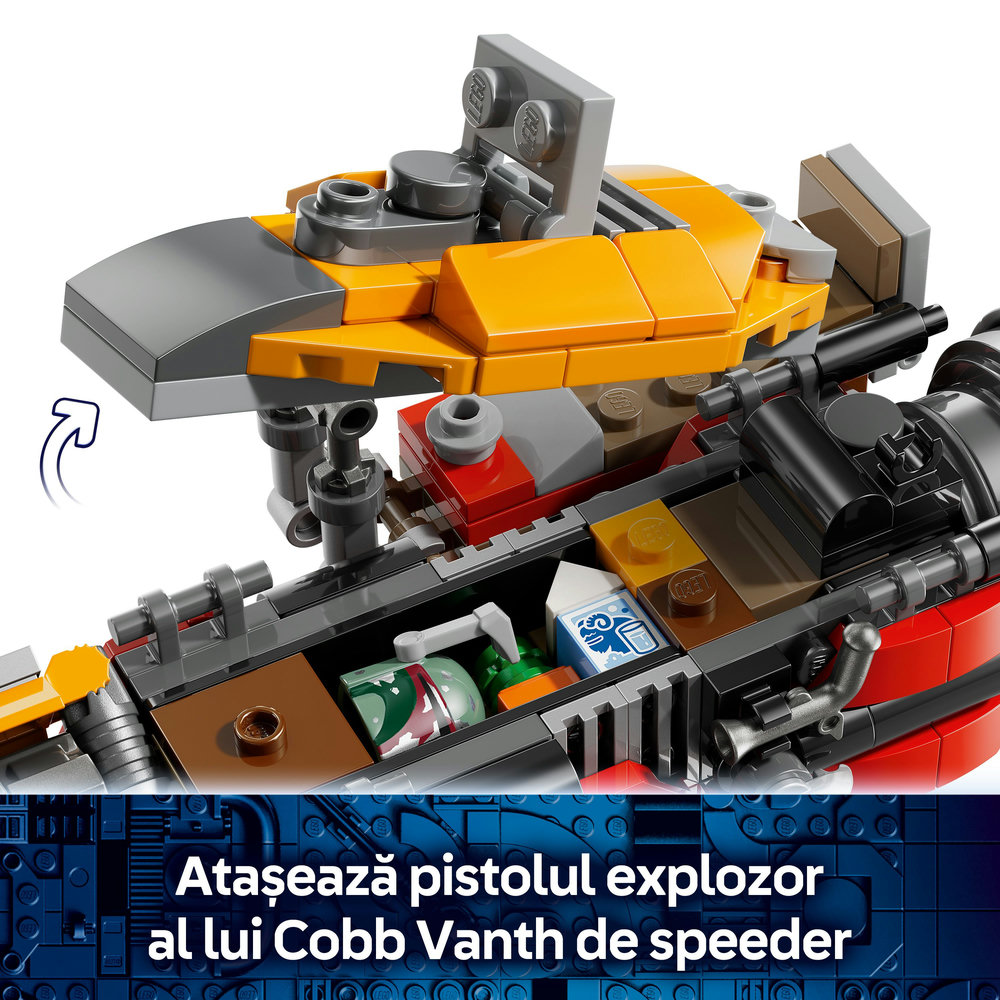LEGO Star Wars: Speeder-ul lui Cobb Vanth 754370, 7 ani+, 207 piese