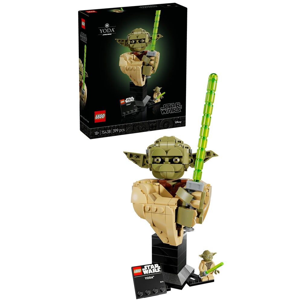 LEGO Star Wars: Bustul lui Yoda 75438, 18 ani+, 399 piese
