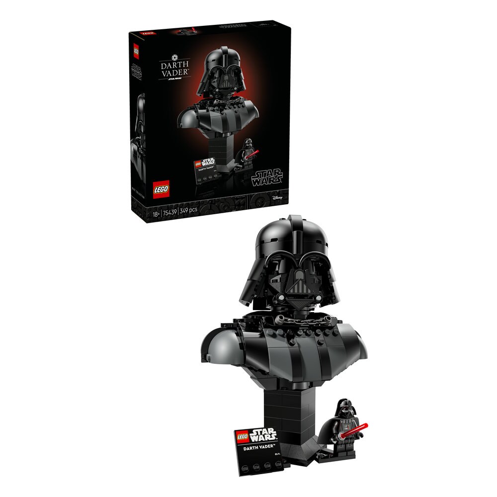 LEGO Star Wars: Bustul lui Darth Vader 75439, 18 ani+, 349 piese