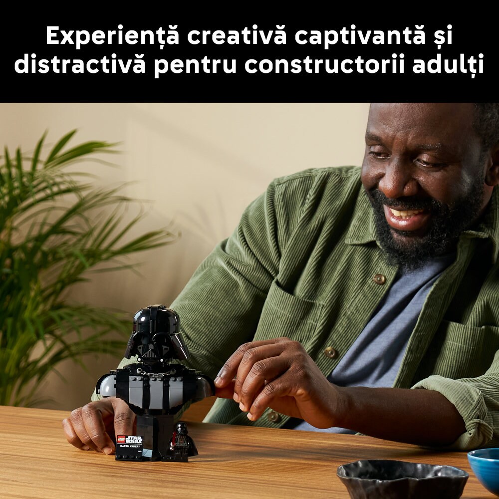 LEGO Star Wars: Bustul lui Darth Vader 75439, 18 ani+, 349 piese
