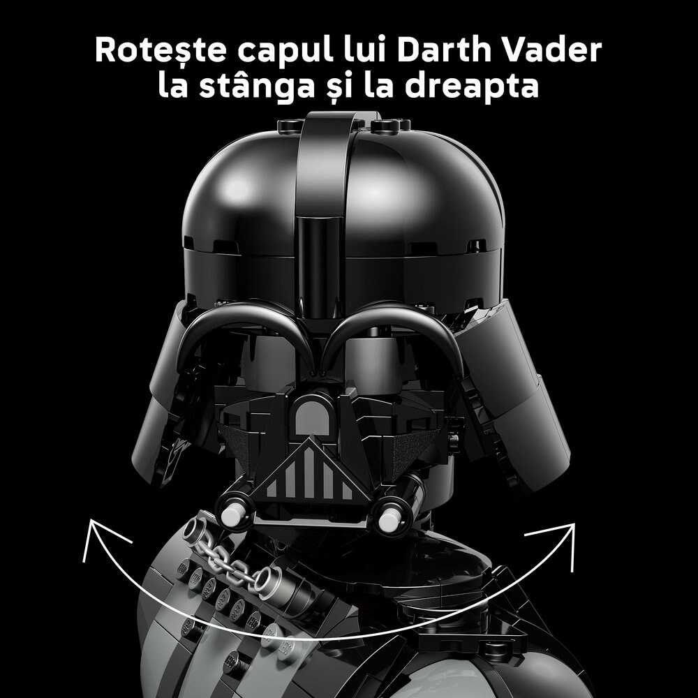LEGO Star Wars: Bustul lui Darth Vader 75439, 18 ani+, 349 piese