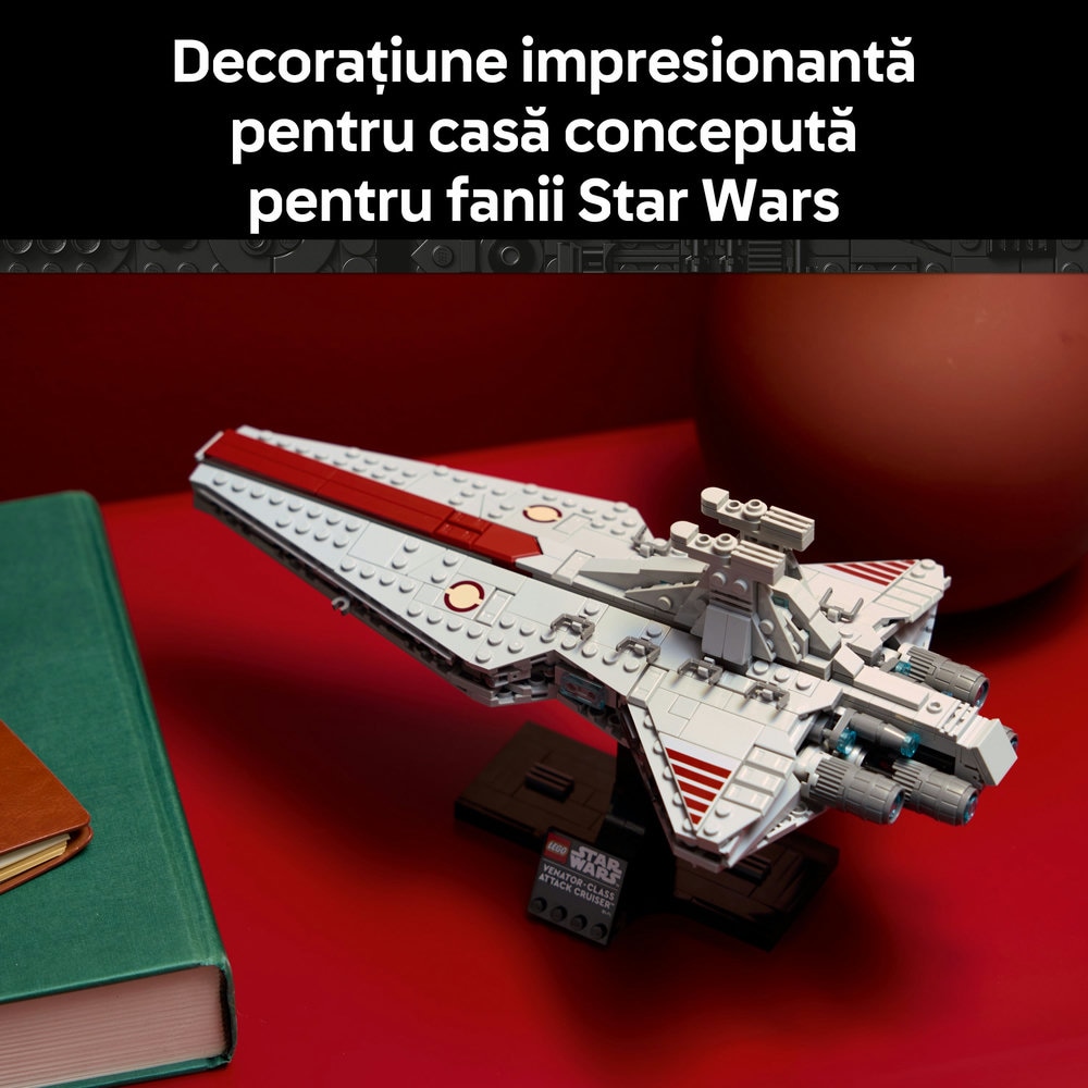 LEGO Star Wars: Crucisatorul de atac din clasa Venator 75441, 18 ani+, 643 piese
