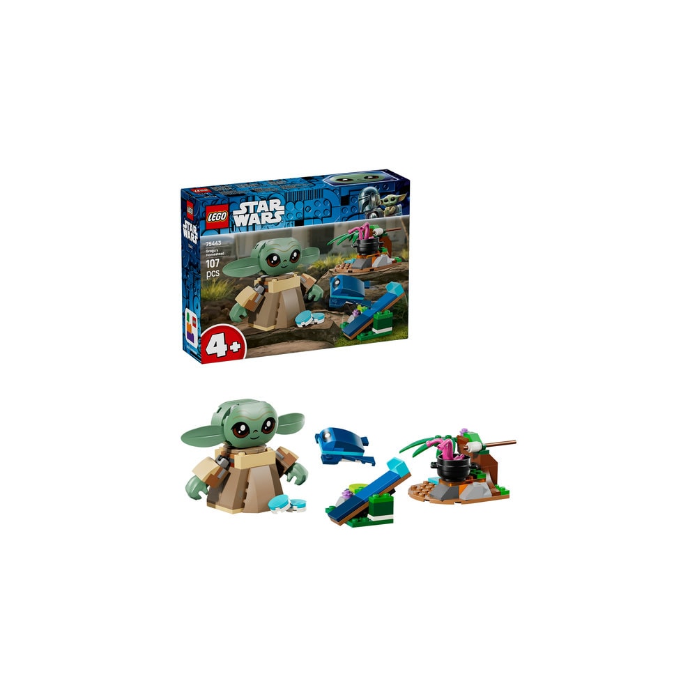 LEGO Star Wars: Casa lui Grogu 75443, 4 ani+, 107 piese
