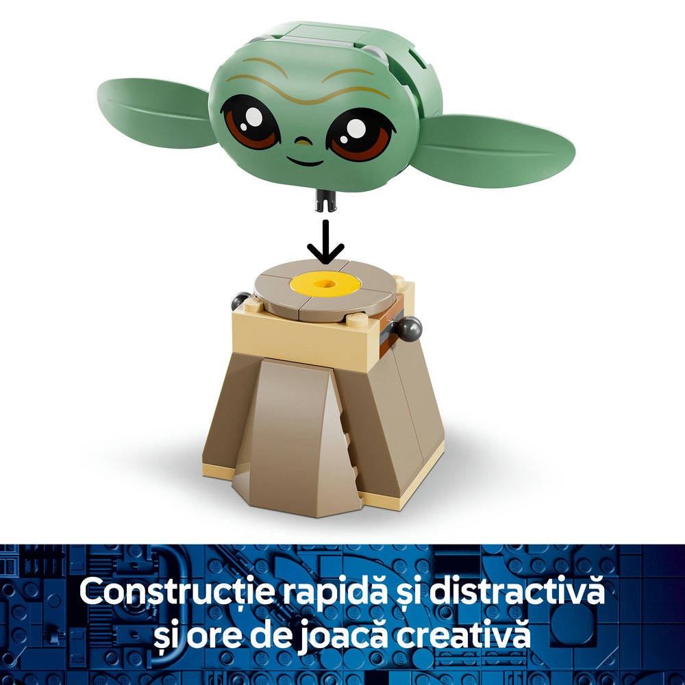 LEGO Star Wars: Casa lui Grogu 75443, 4 ani+, 107 piese
