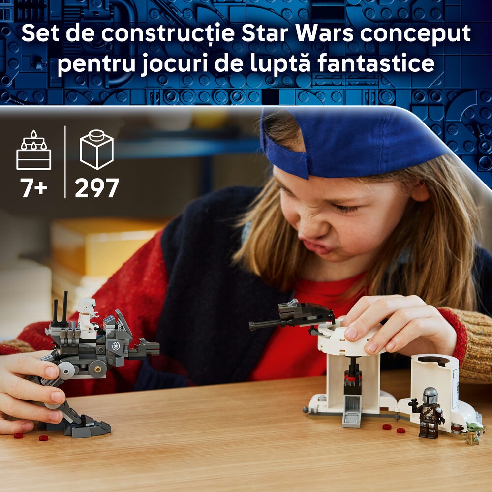 LEGO Star Wars: Atac cu AT-RT 75444, 7 ani+, 297 piese