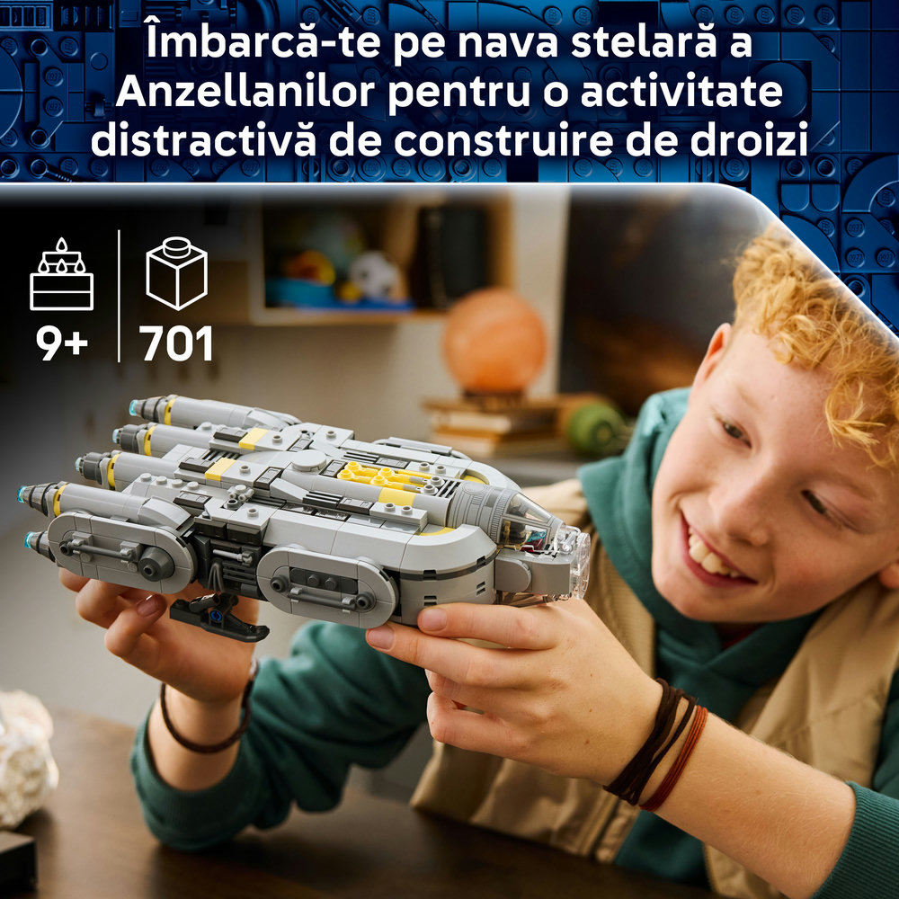 LEGO Star Wars: Nava stelara a Anzellanilor 75445, 9 ani+, 701 piese