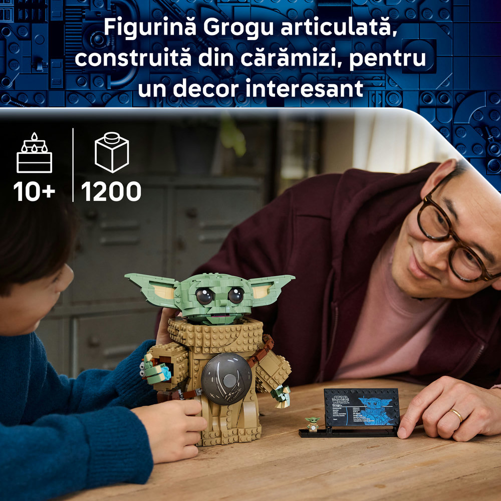 LEGO Star Wars: Grogu - Ucenicul mandalorian 75446, 10 ani+, 1200 piese