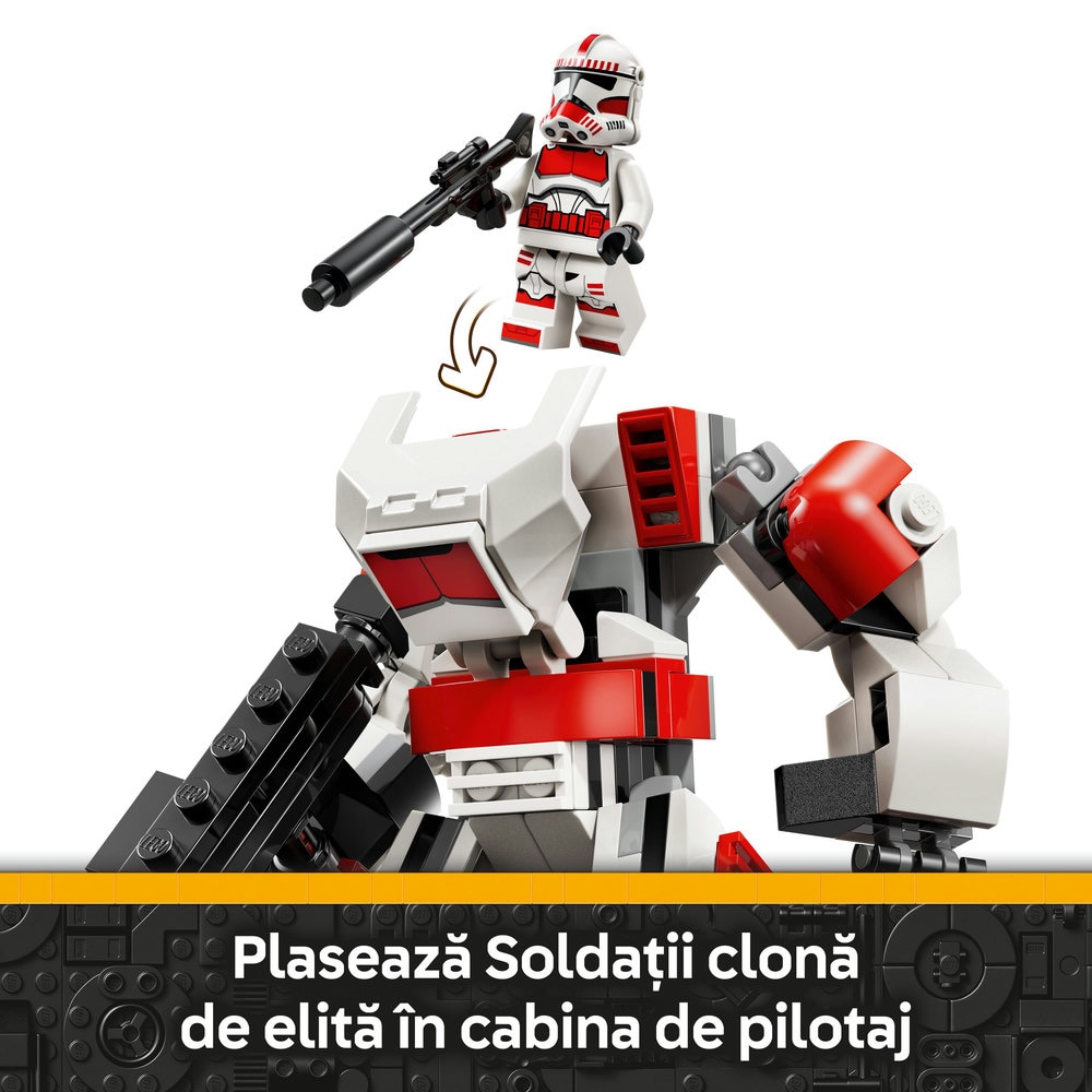 LEGO Star Wars: Robot soldat clona de soc 75448, 6 ani+, 151 piese