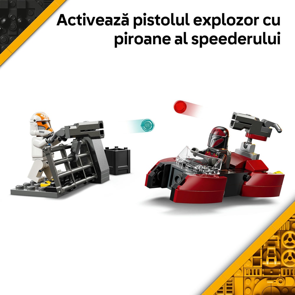 LEGO Star Wars: Pachet de lupta Asediul de pe Mandalore 754490, 6 ani+, 116 piese
