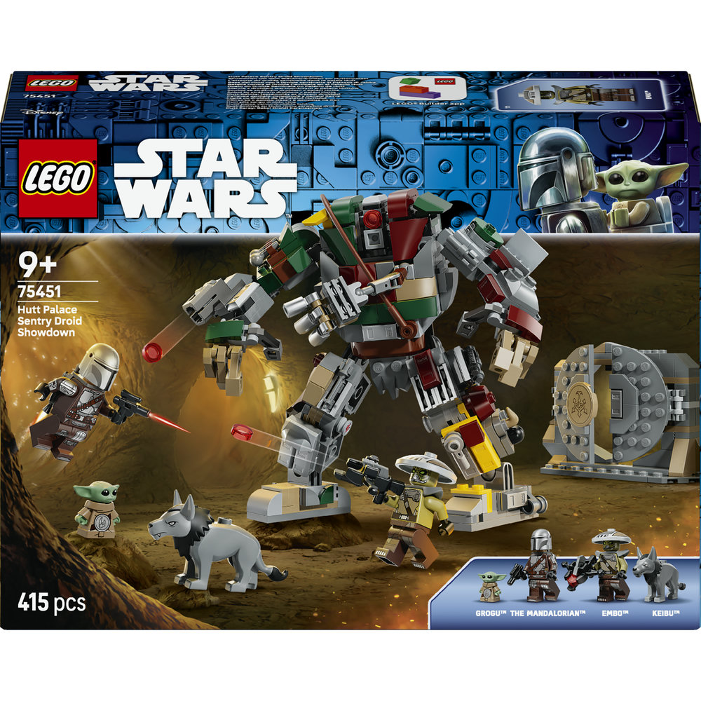 LEGO Star Wars: Lupta cu droidul de la Palatul Huttului 75451, 9 ani+, 415 piese