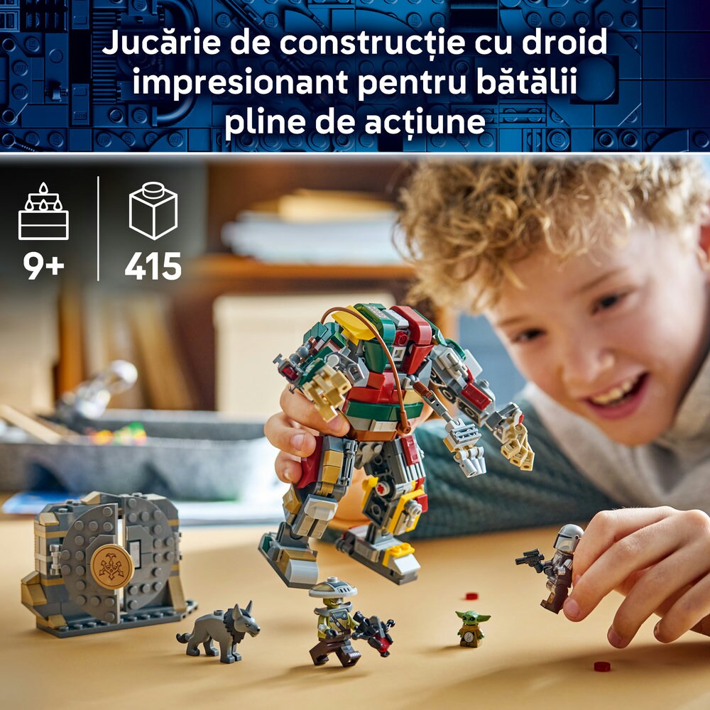 LEGO Star Wars: Lupta cu droidul de la Palatul Huttului 75451, 9 ani+, 415 piese