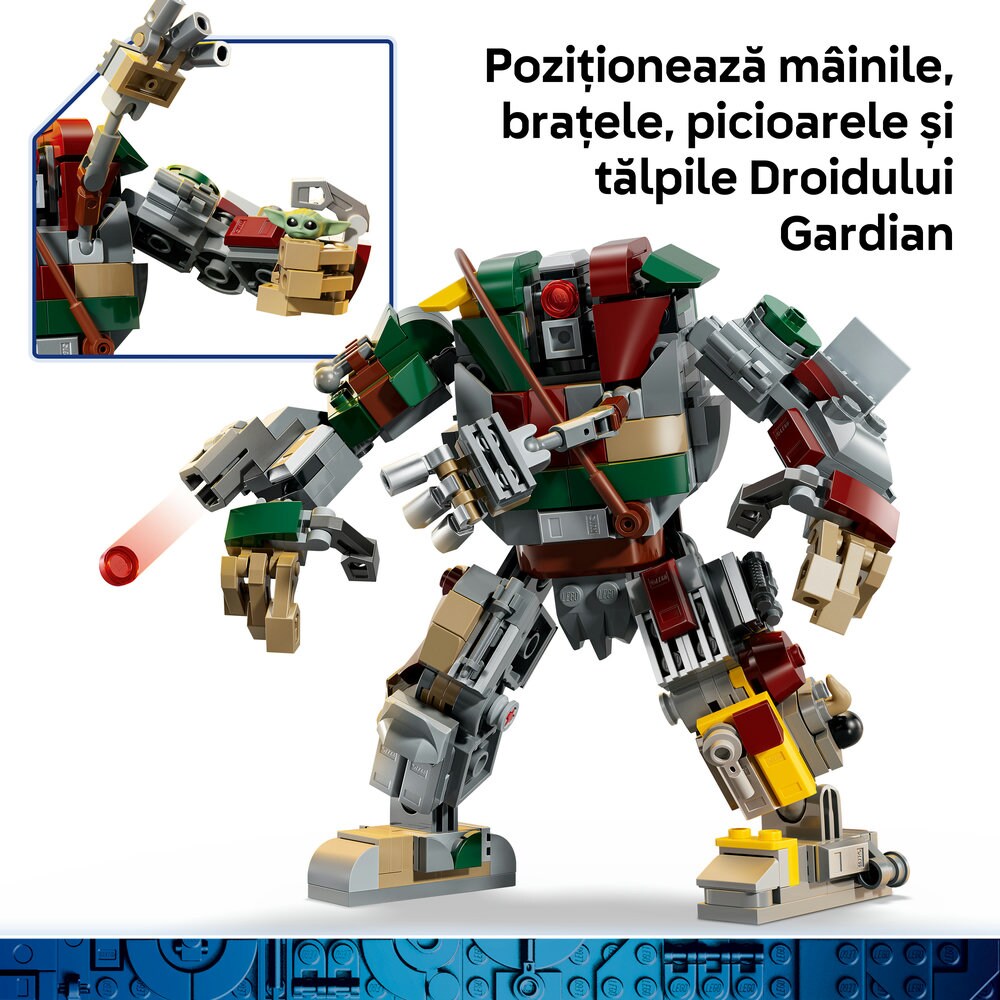 LEGO Star Wars: Lupta cu droidul de la Palatul Huttului 75451, 9 ani+, 415 piese