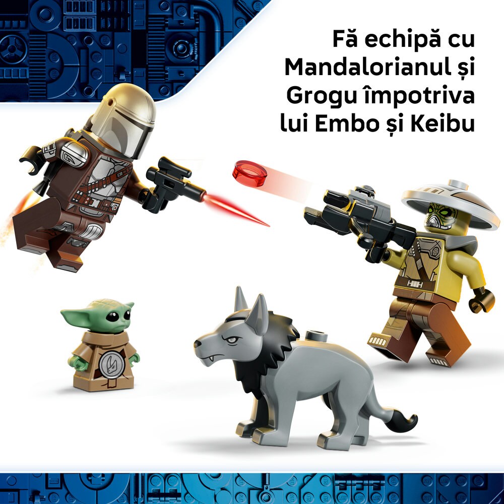 LEGO Star Wars: Lupta cu droidul de la Palatul Huttului 75451, 9 ani+, 415 piese