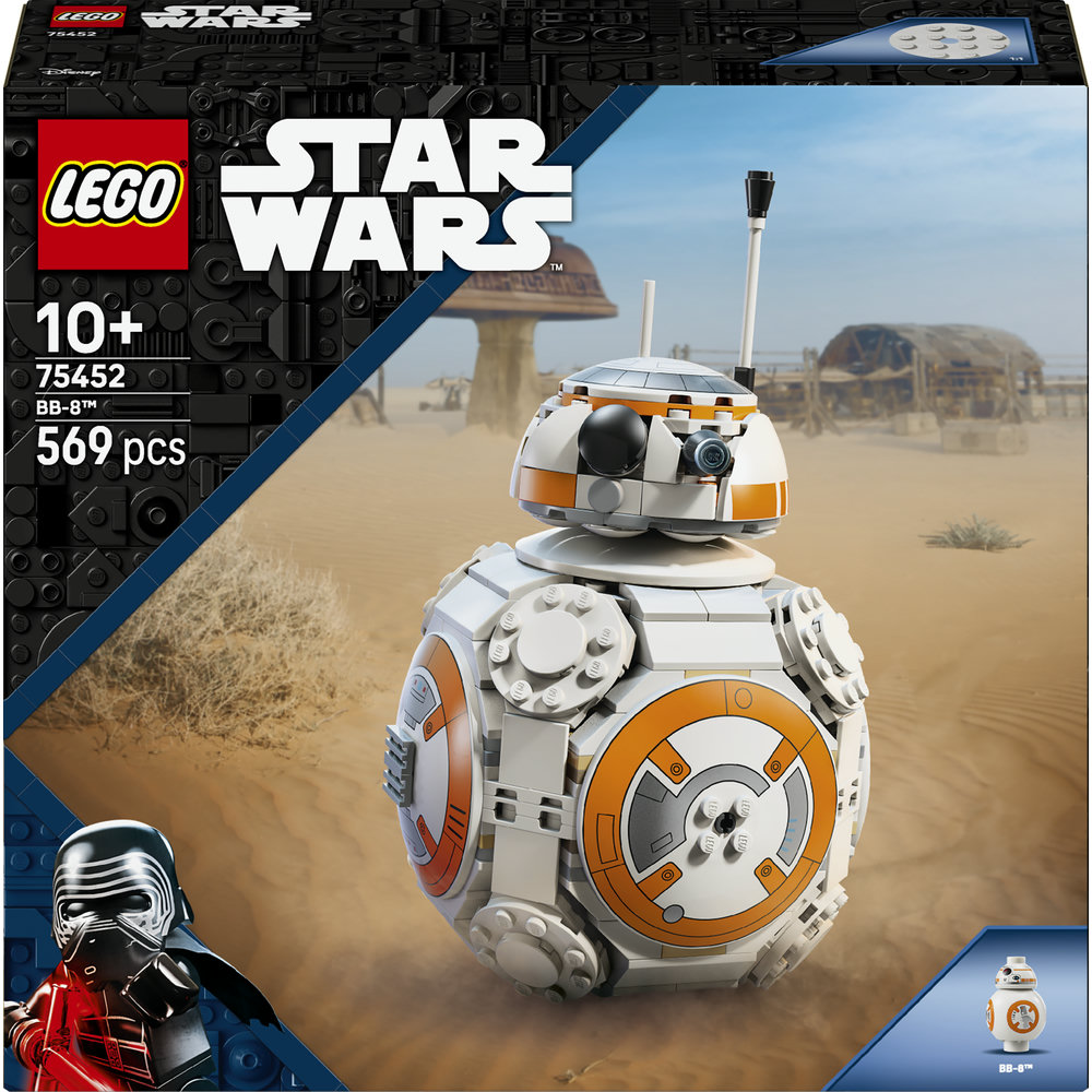 LEGO Star Wars: Droid Astromech BB-8 75452, 10 ani+, 569 piese