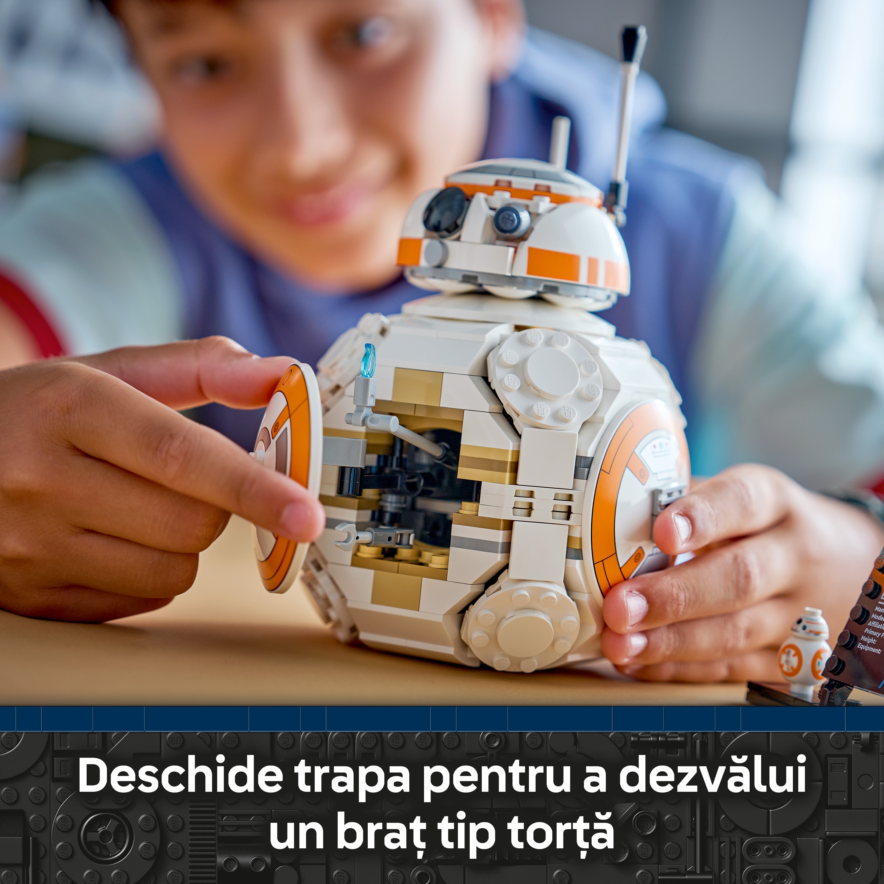 LEGO Star Wars: Droid Astromech BB-8 75452, 10 ani+, 569 piese