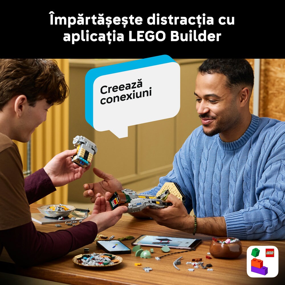 LEGO Star Wars: Boba Fett 75455, 18 ani+, 1544 piese