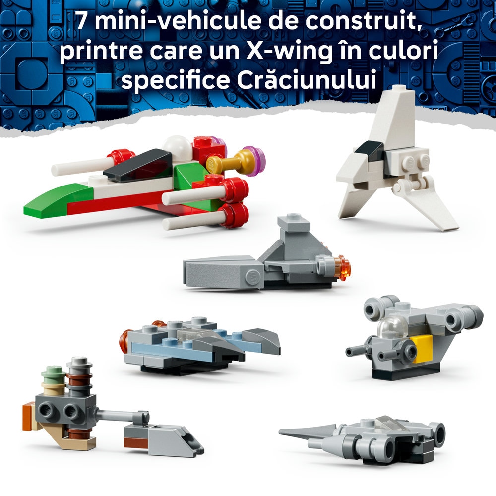 LEGO Star Wars: Calendar de advent 2026 75456, 6 ani+, 293 piese