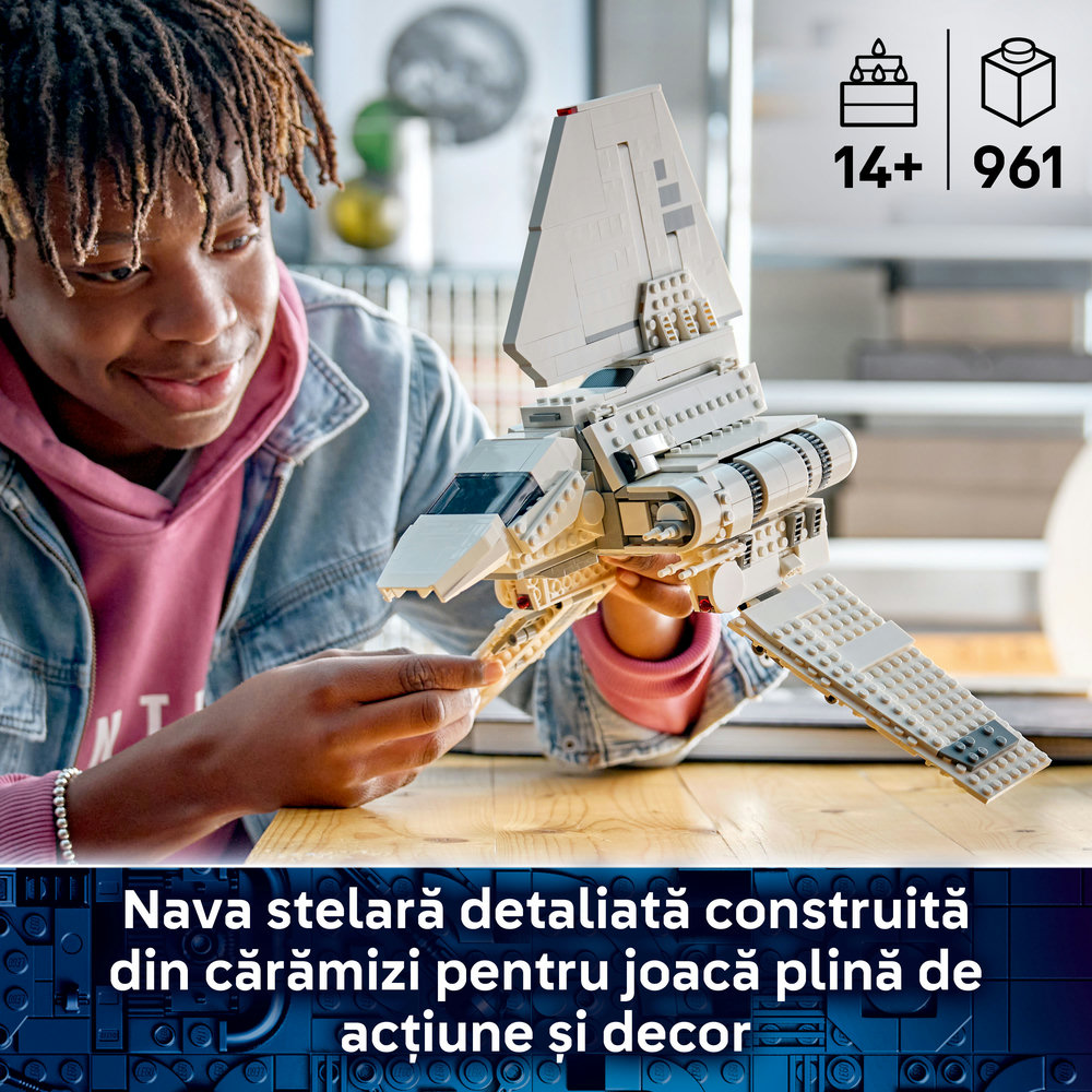 LEGO Star Wars: Naveta imperiala din clasa Lambda 75459, 14 ani+, 961 piese