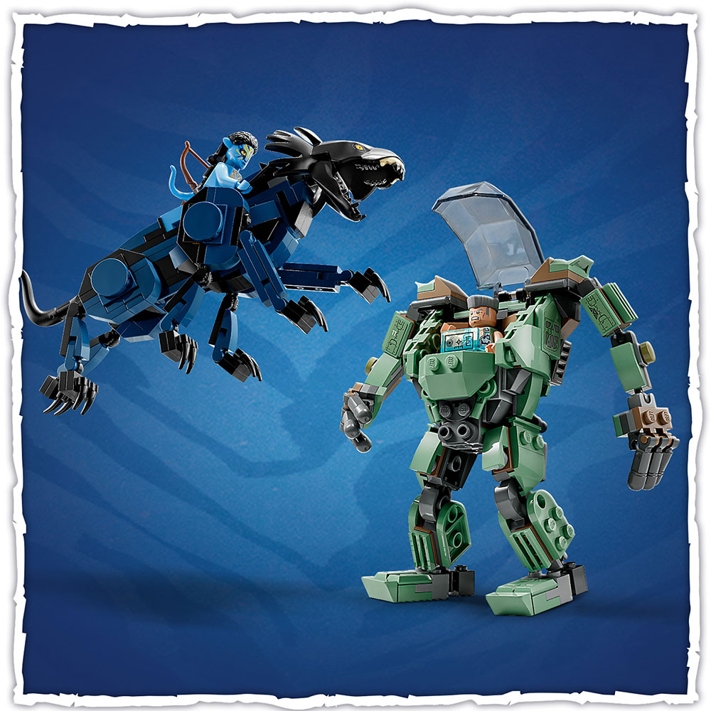 LEGO Avatar: Neytiri si Thanator contra Robotul AMP Quaritch 75571, 9 ani+, 560 piese