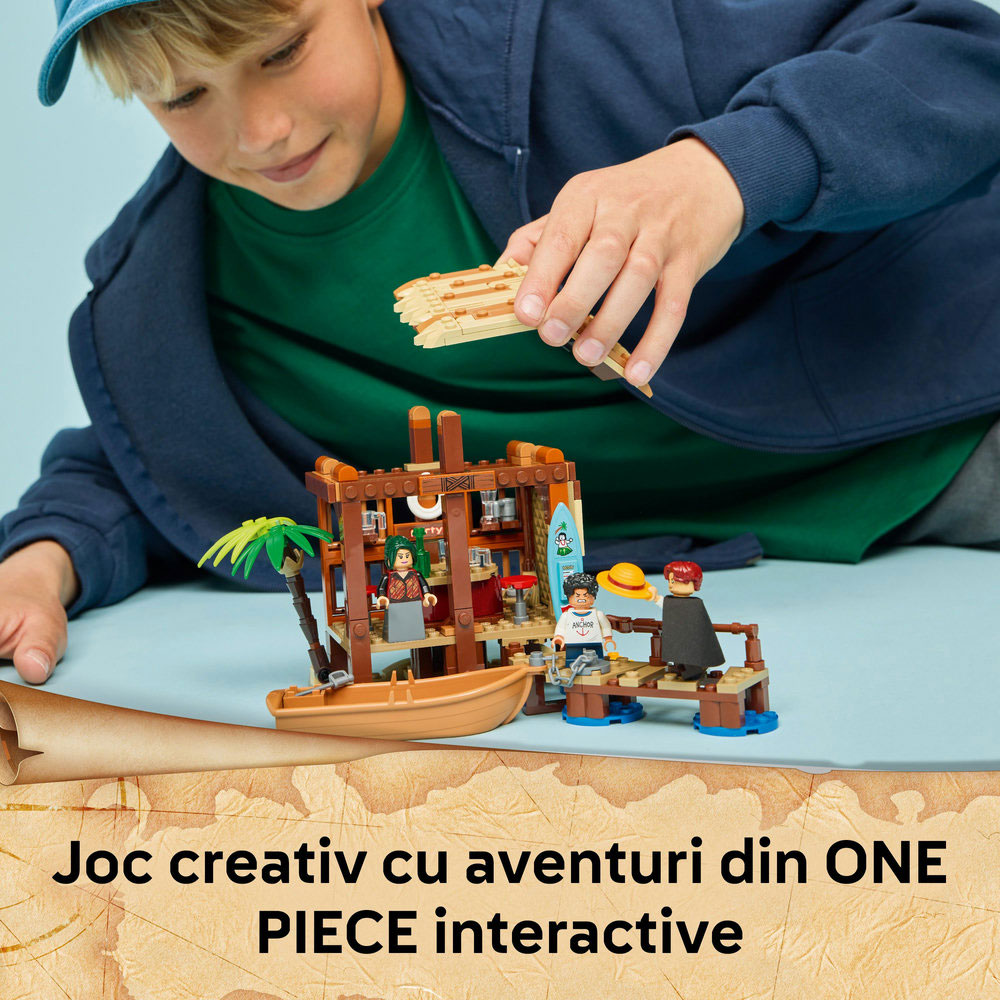 LEGO One Piece: Coliba in Satul Morii 756360, 8 ani+, 299 piese