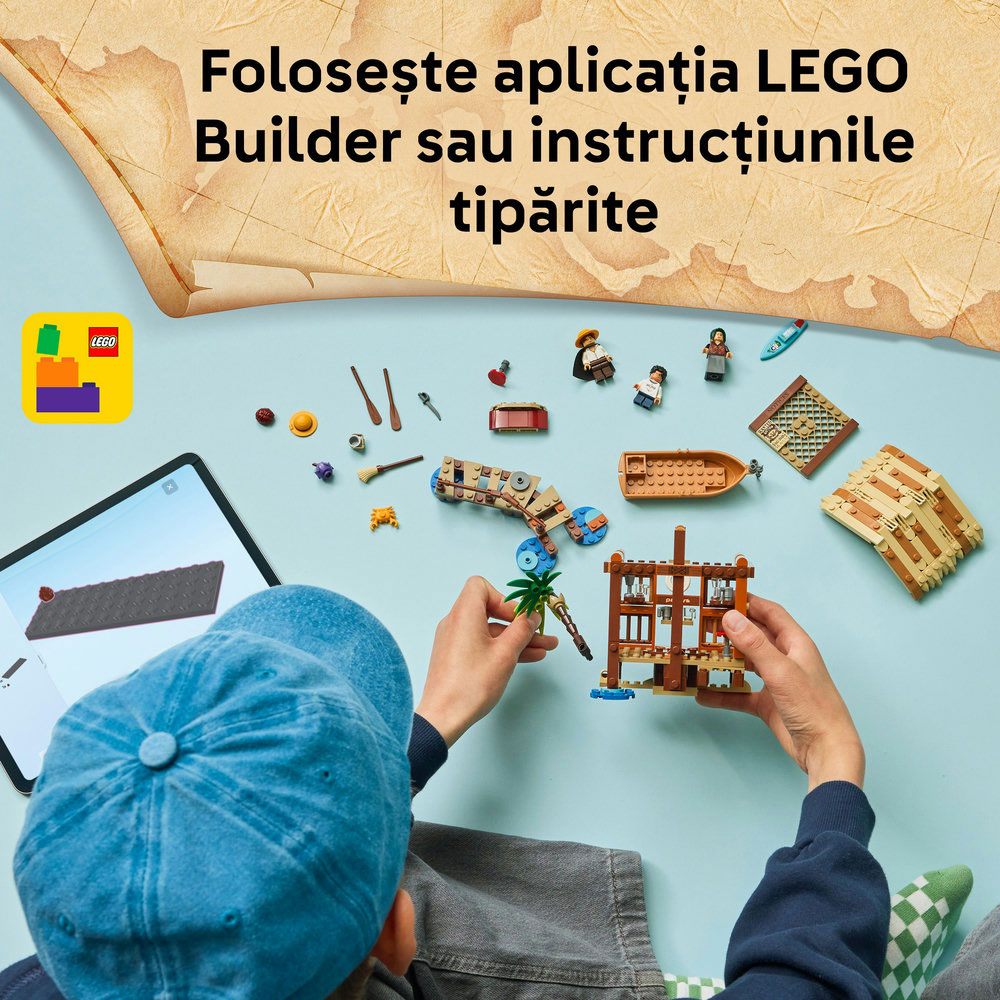 LEGO One Piece: Coliba in Satul Morii 756360, 8 ani+, 299 piese
