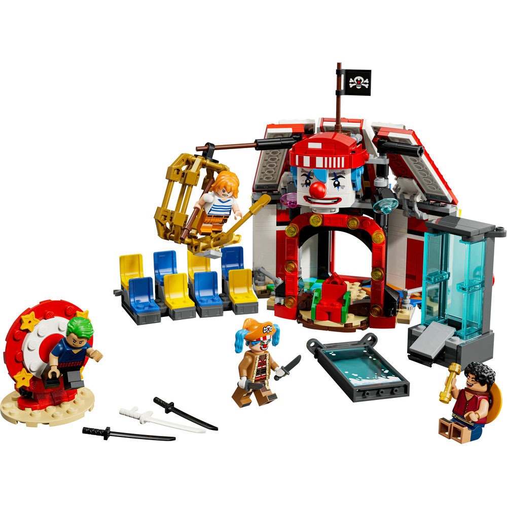 LEGO One Piece: Cortul de circ al clovnului Buggy 756370, 8 ani+, 573 piese