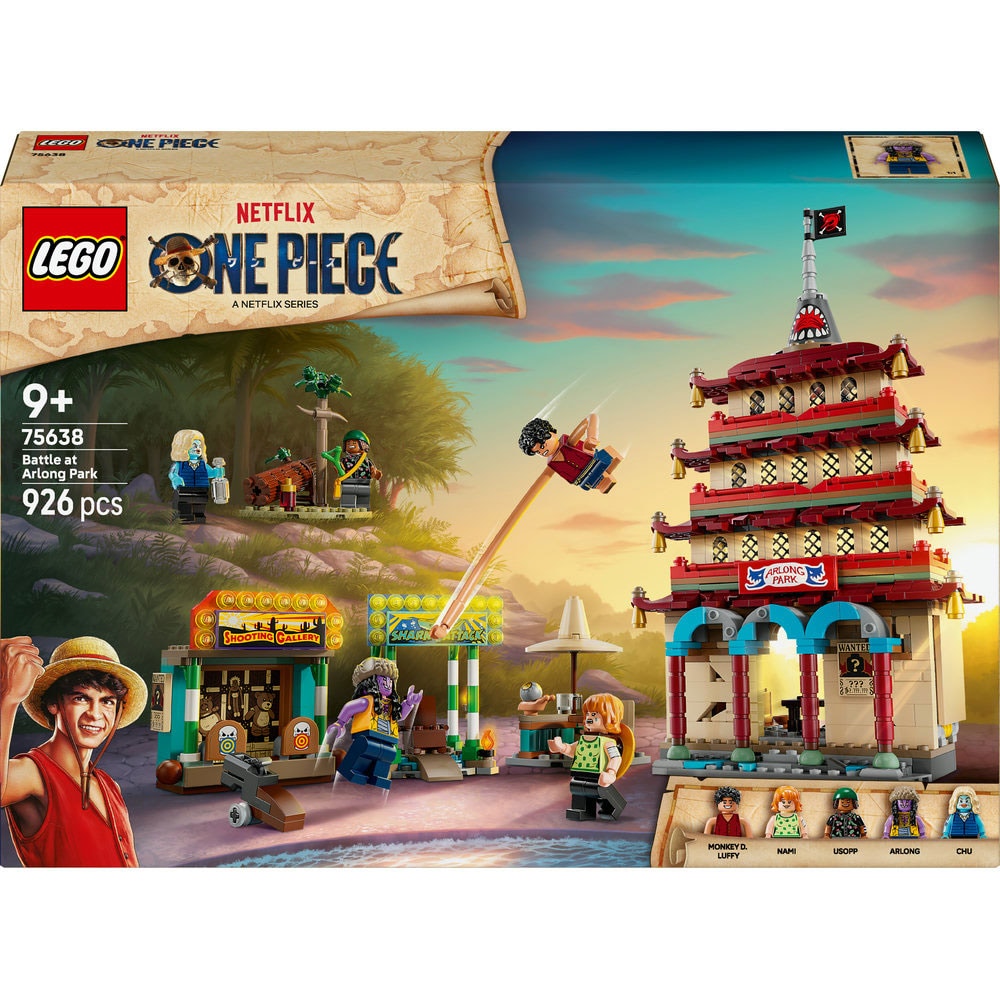 LEGO One Piece: Batalia din Parcul Arlong 75638, 9 ani+, 926 piese