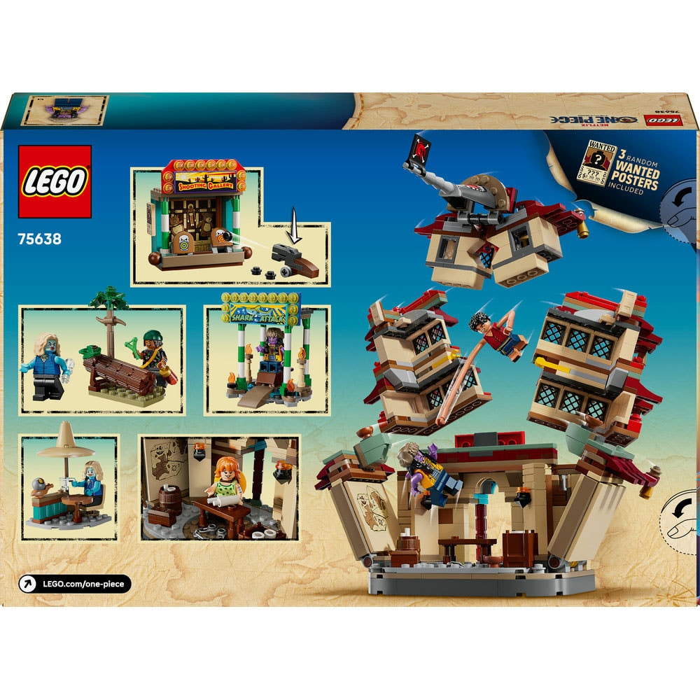 LEGO One Piece: Batalia din Parcul Arlong 75638, 9 ani+, 926 piese