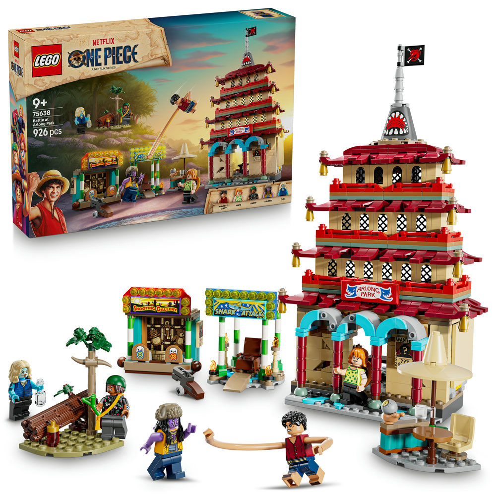 LEGO One Piece: Batalia din Parcul Arlong 75638, 9 ani+, 926 piese