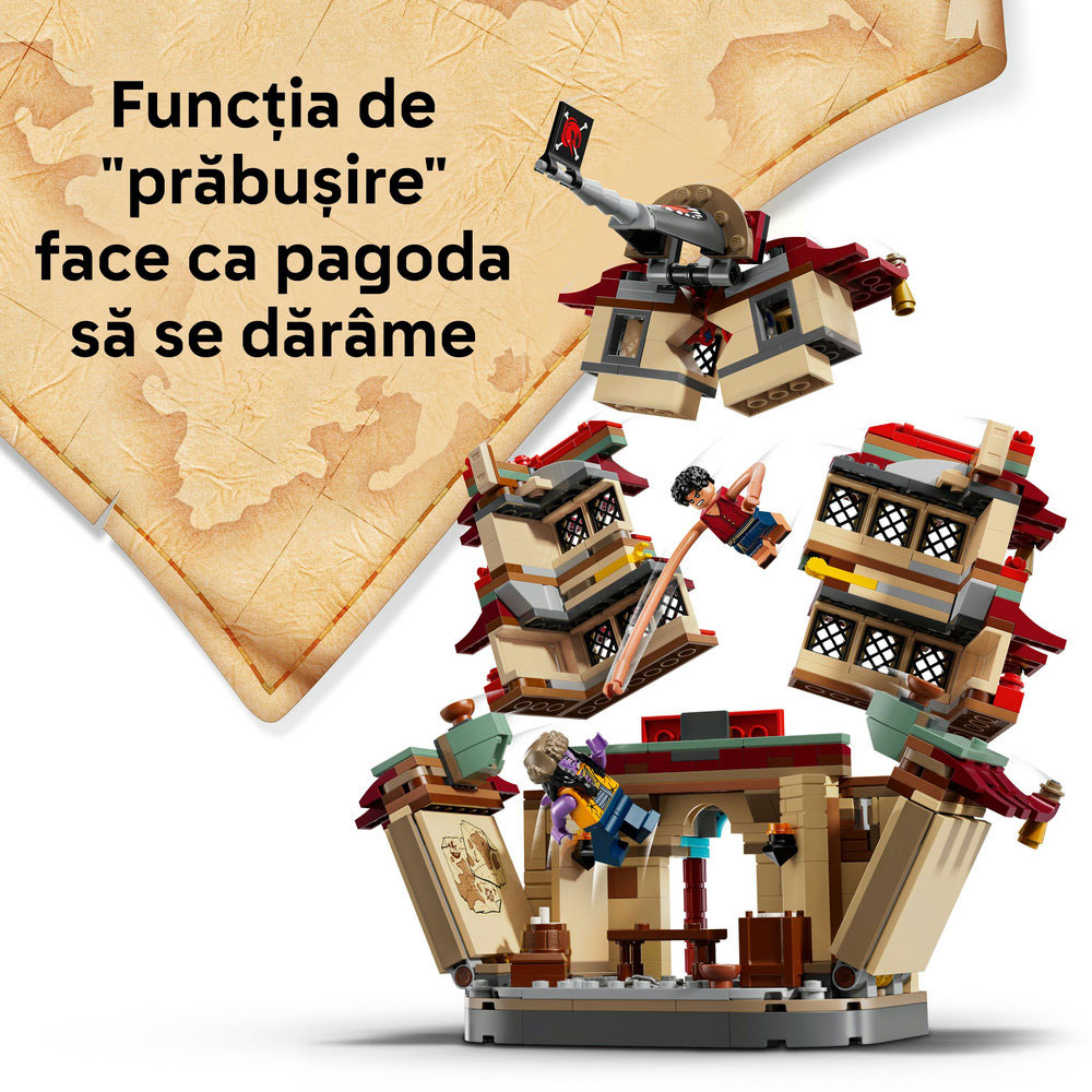 LEGO One Piece: Batalia din Parcul Arlong 75638, 9 ani+, 926 piese