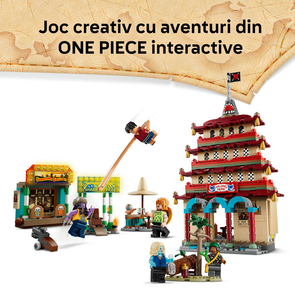 LEGO One Piece: Batalia din Parcul Arlong 75638, 9 ani+, 926 piese