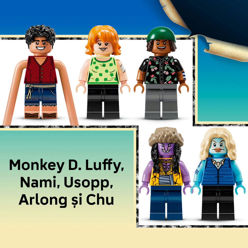 LEGO One Piece: Batalia din Parcul Arlong 75638, 9 ani+, 926 piese