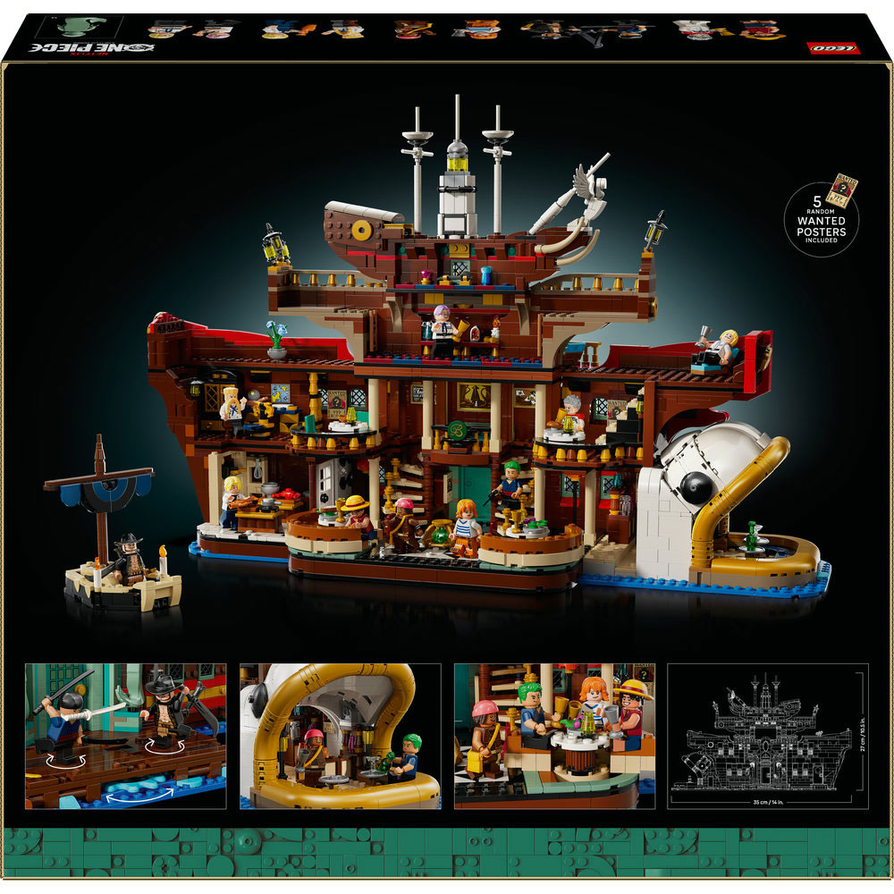 LEGO One Piece: Restaurantul plutitor Baratie 75640, 18 ani+, 3402 piese
