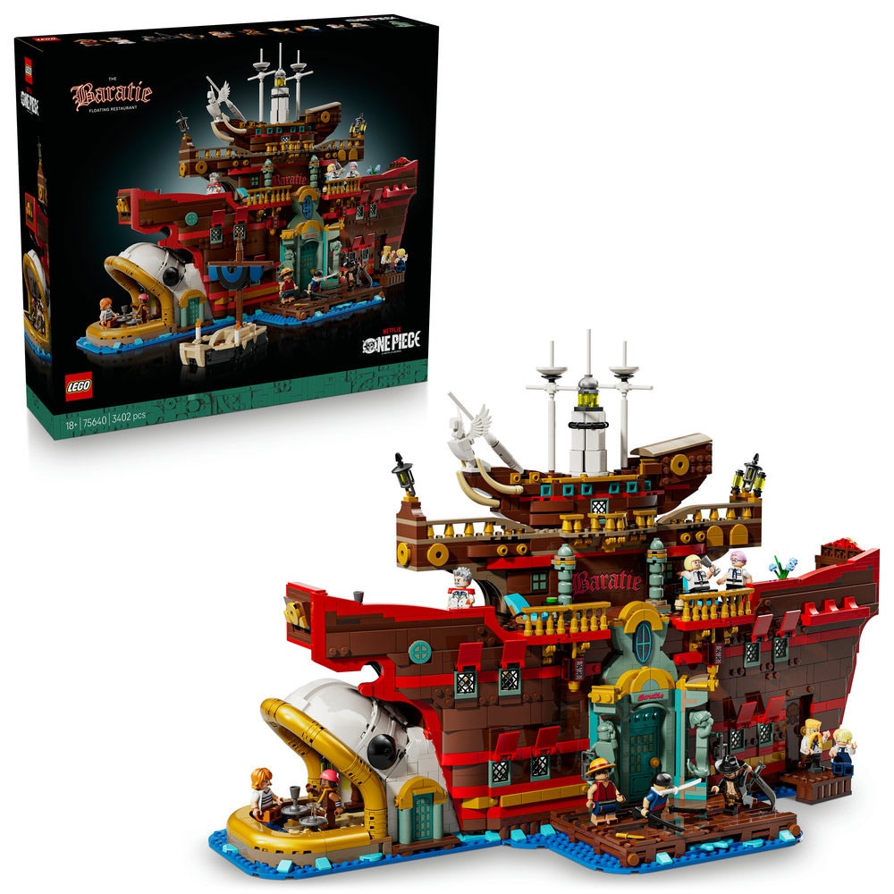 LEGO One Piece: Restaurantul plutitor Baratie 75640, 18 ani+, 3402 piese