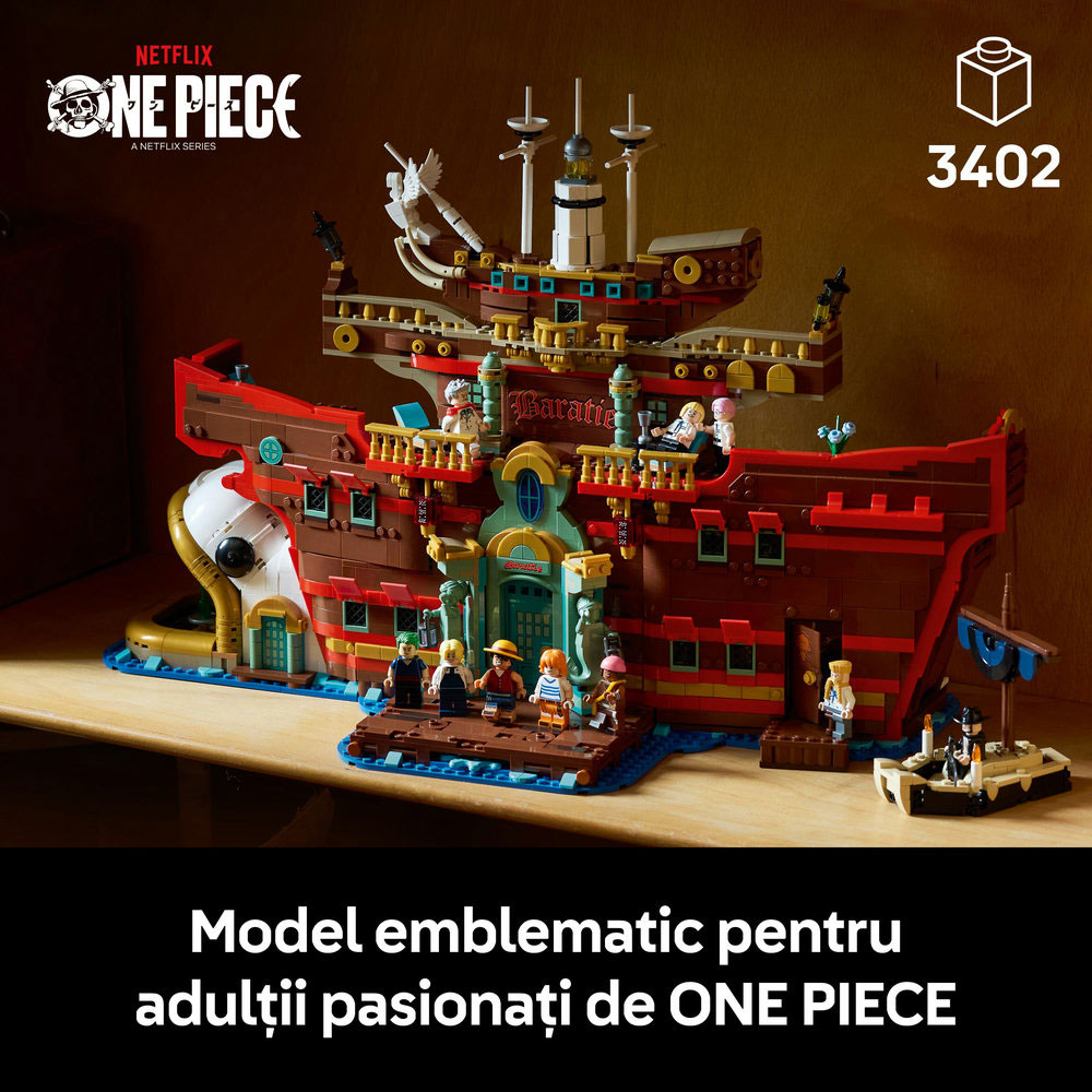 LEGO One Piece: Restaurantul plutitor Baratie 75640, 18 ani+, 3402 piese
