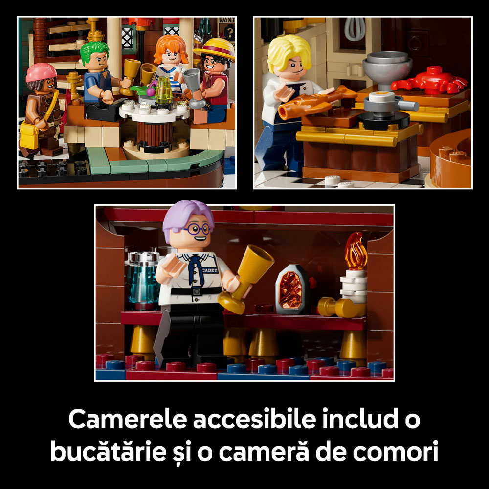 LEGO One Piece: Restaurantul plutitor Baratie 75640, 18 ani+, 3402 piese