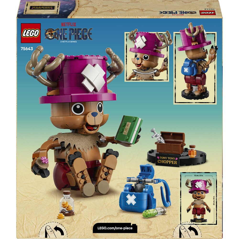 LEGO One Piece: Tony Chopper 75643, 9 ani+, 577 piese