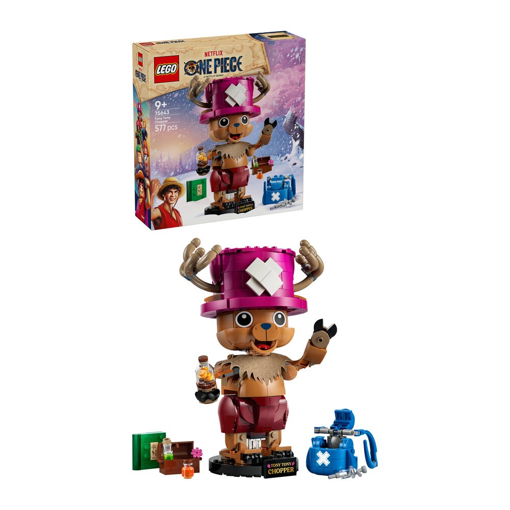 LEGO One Piece: Tony Chopper 75643, 9 ani+, 577 piese