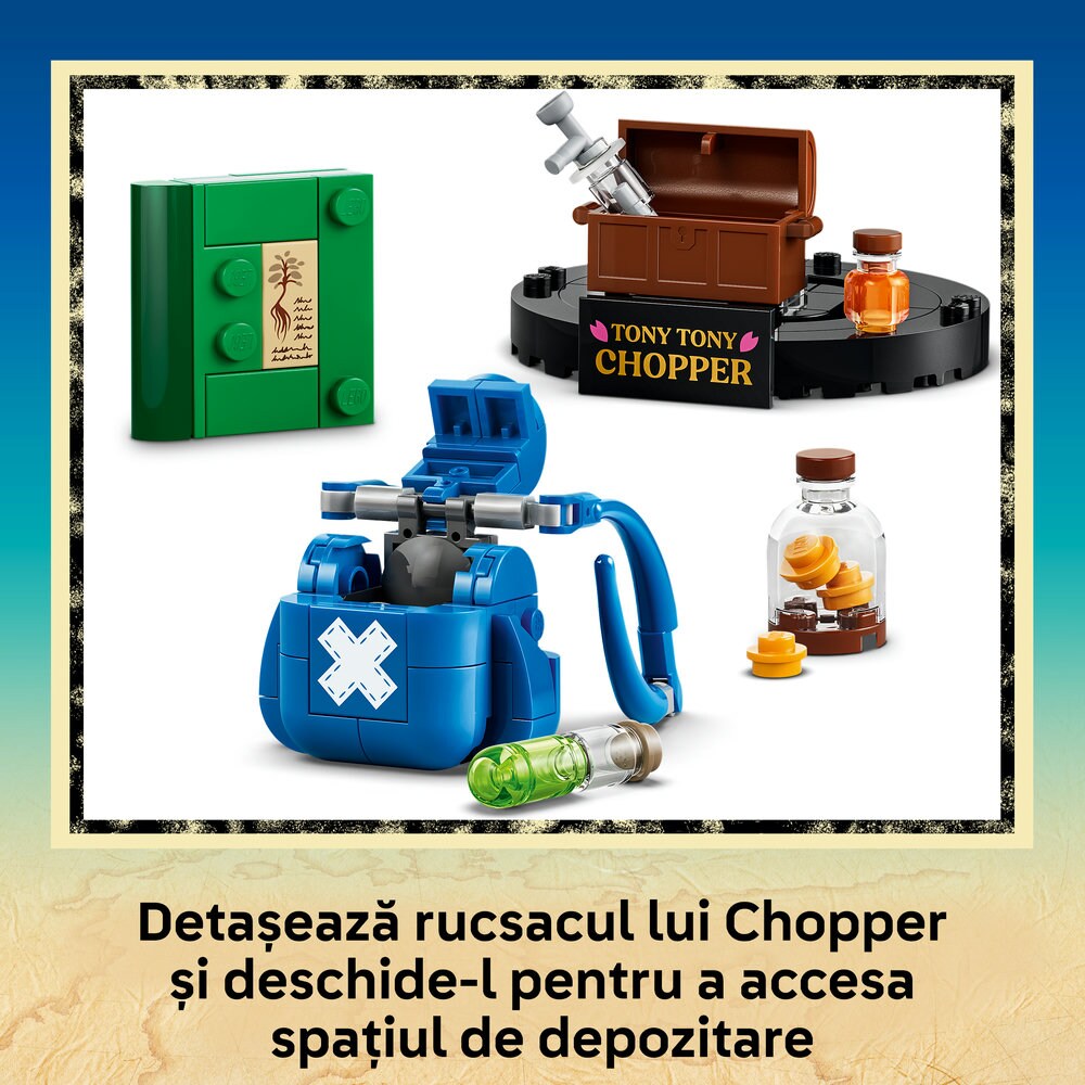 LEGO One Piece: Tony Chopper 75643, 9 ani+, 577 piese