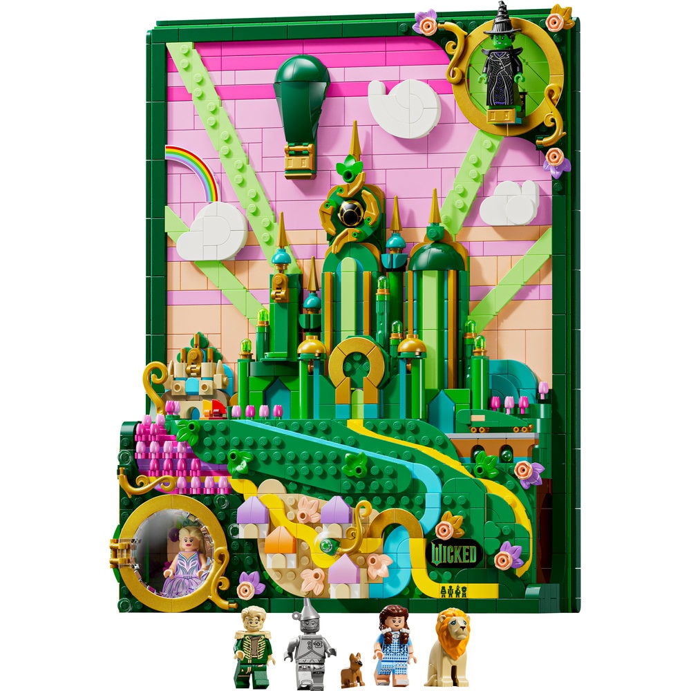 LEGO Wicked: Tablou Emerald City 756850, 18 ani+, 1518 piese